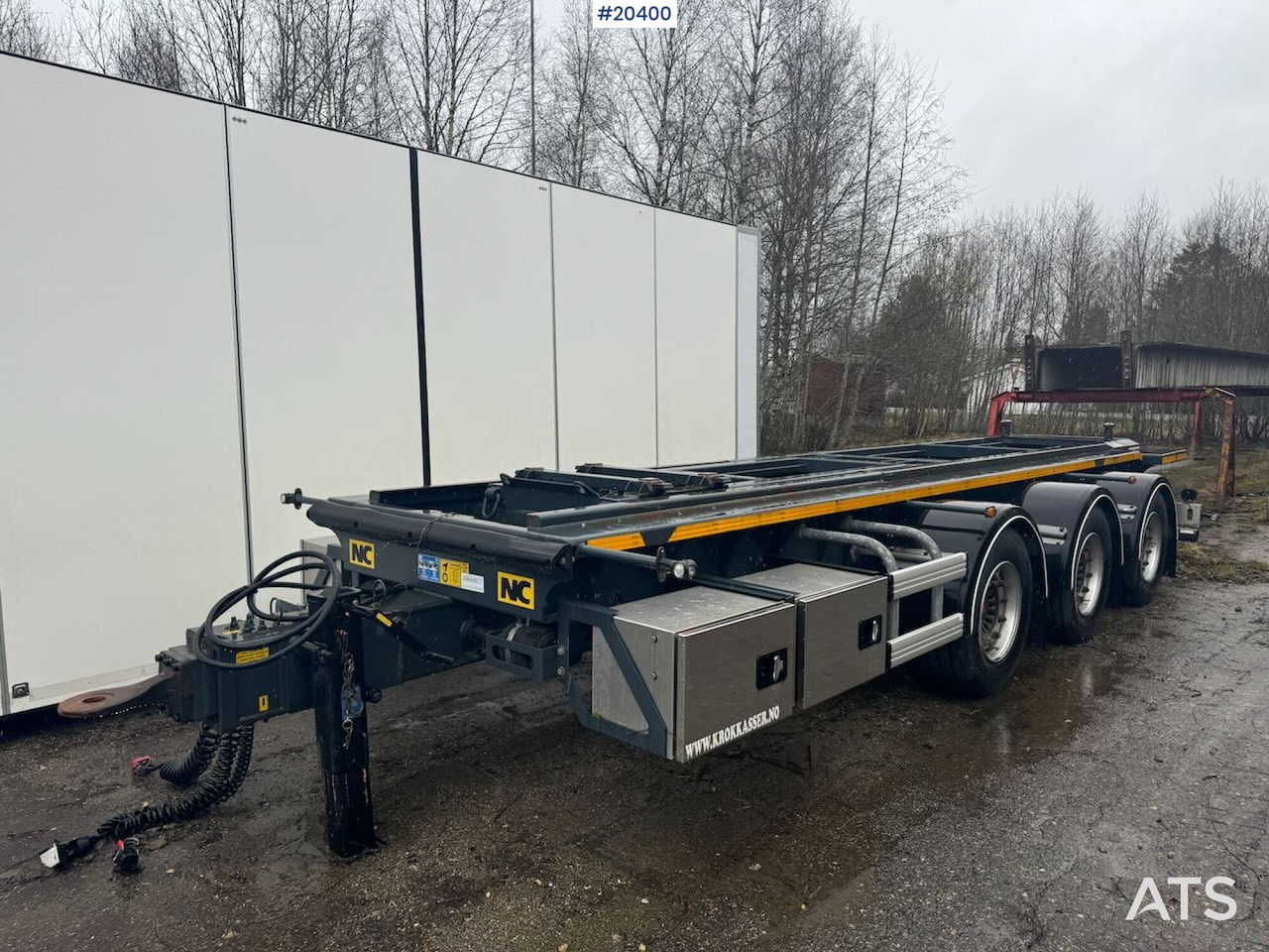 NC 2019 NC Engineering krokkjerre - Multilift/ Būvgružu konteinera piekabe: foto 2 NC 2019 NC Engineering krokkjerre - Multilift/ Būvgružu konteinera piekabe: foto 2