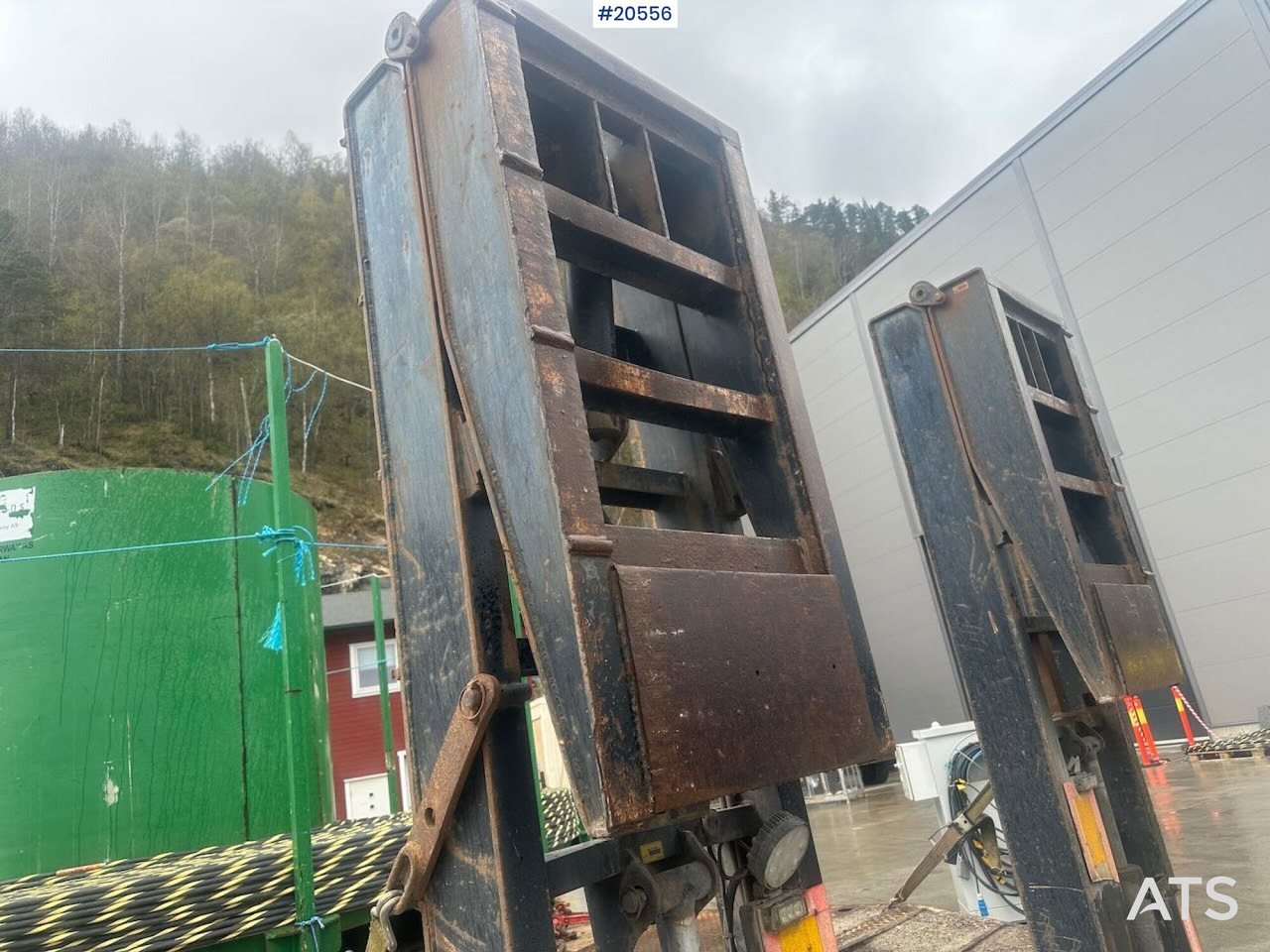 Puspiekabe zema profila platforma NC SM50U: foto 23