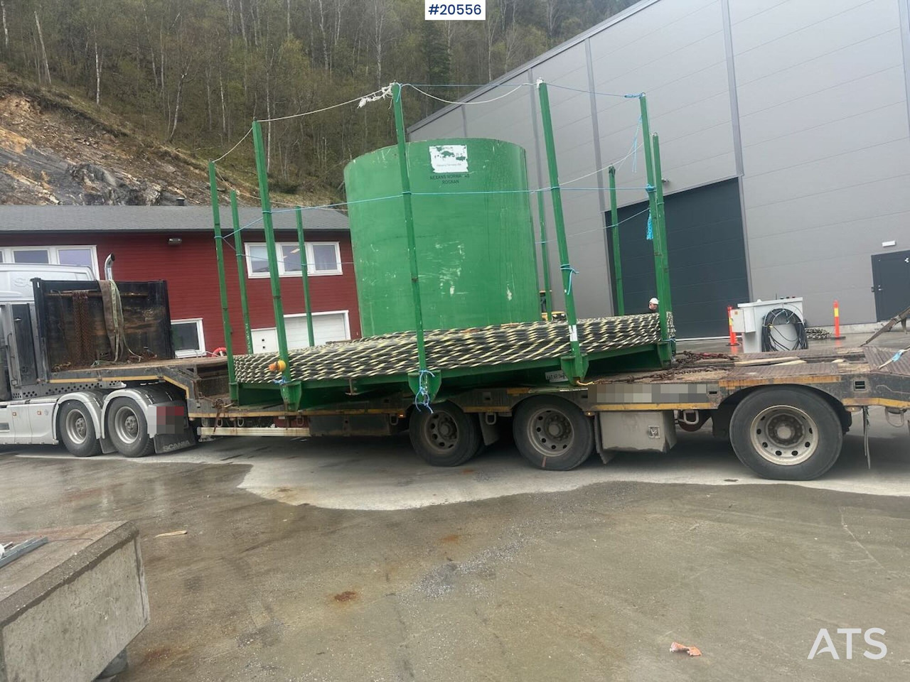 Puspiekabe zema profila platforma NC SM50U: foto 12