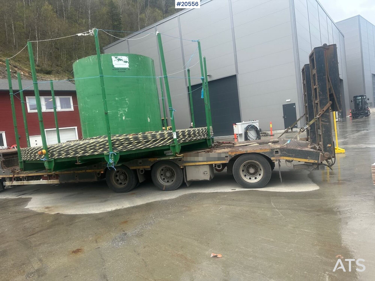 Puspiekabe zema profila platforma NC SM50U: foto 11
