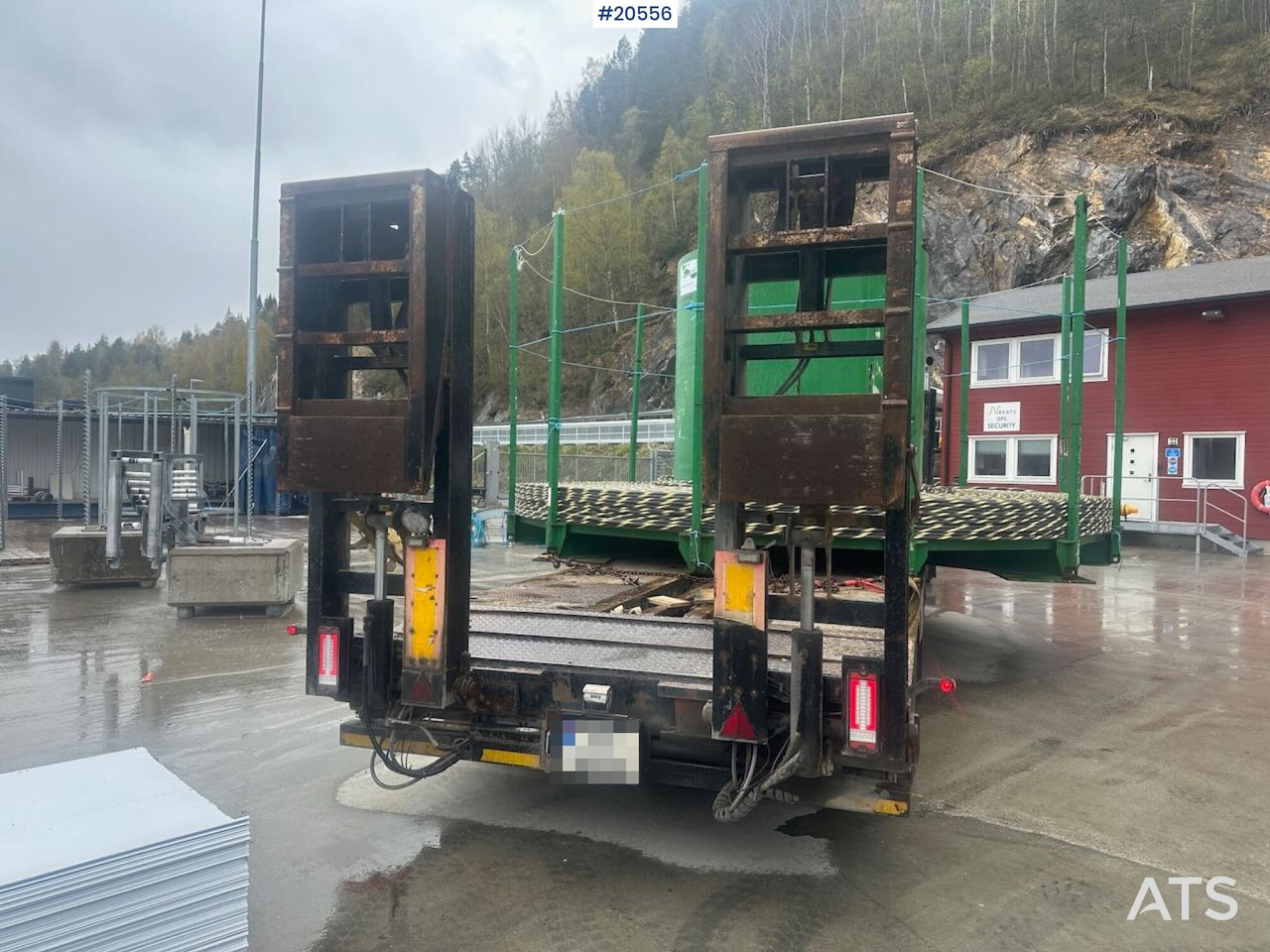 Puspiekabe zema profila platforma NC SM50U: foto 10