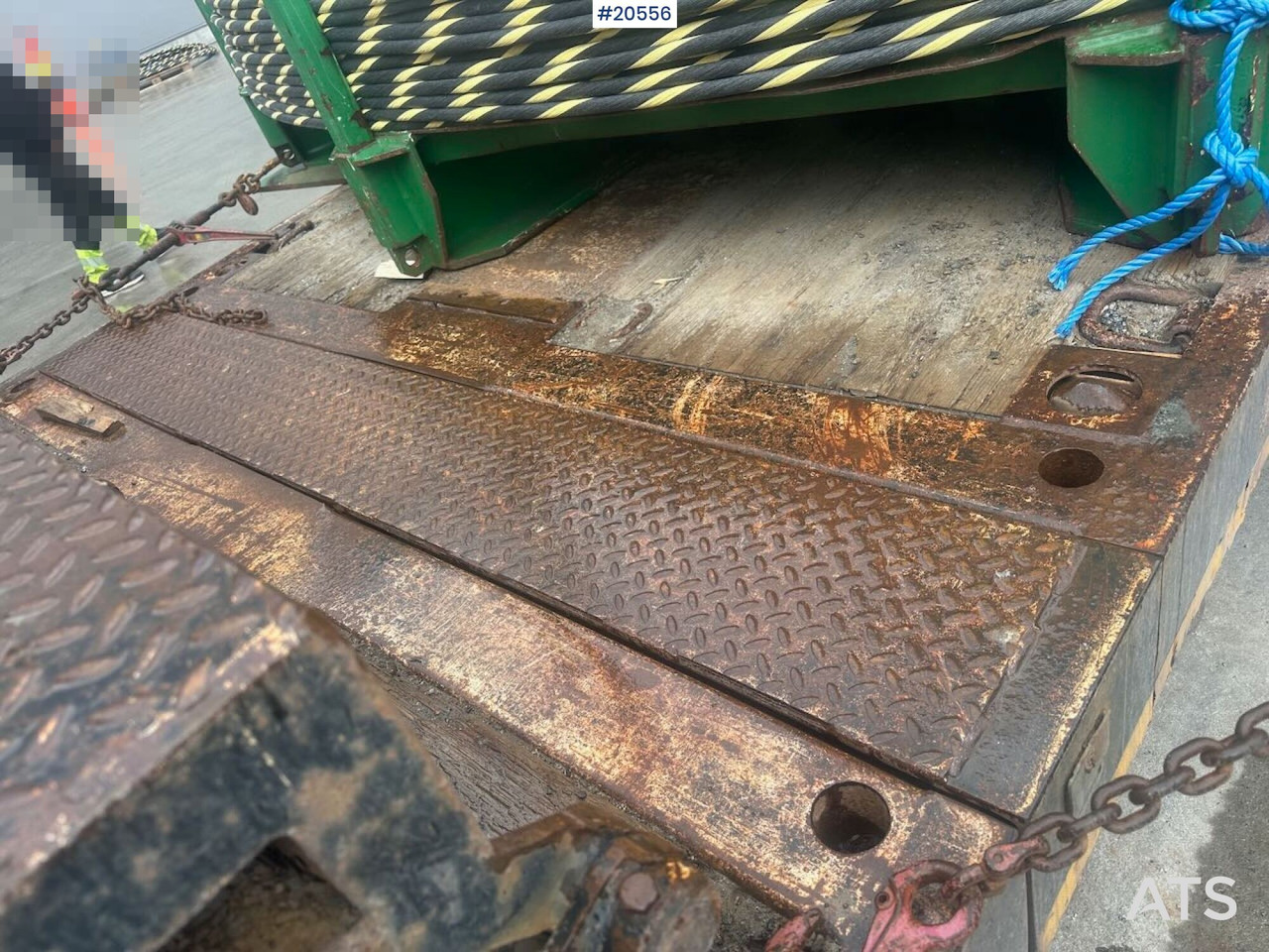 Puspiekabe zema profila platforma NC SM50U: foto 20