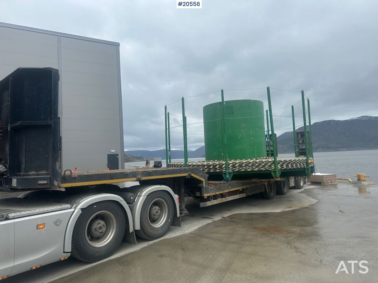Puspiekabe zema profila platforma NC SM50U: foto 13