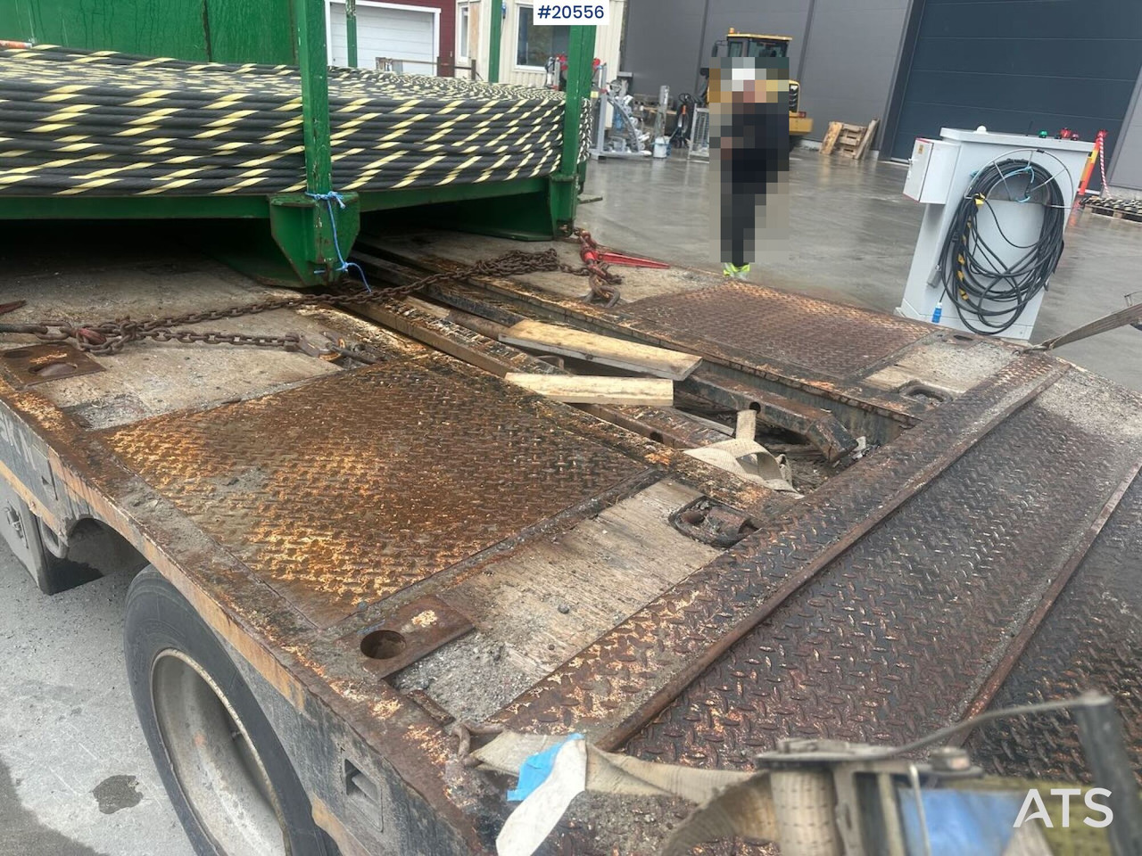 Puspiekabe zema profila platforma NC SM50U: foto 22