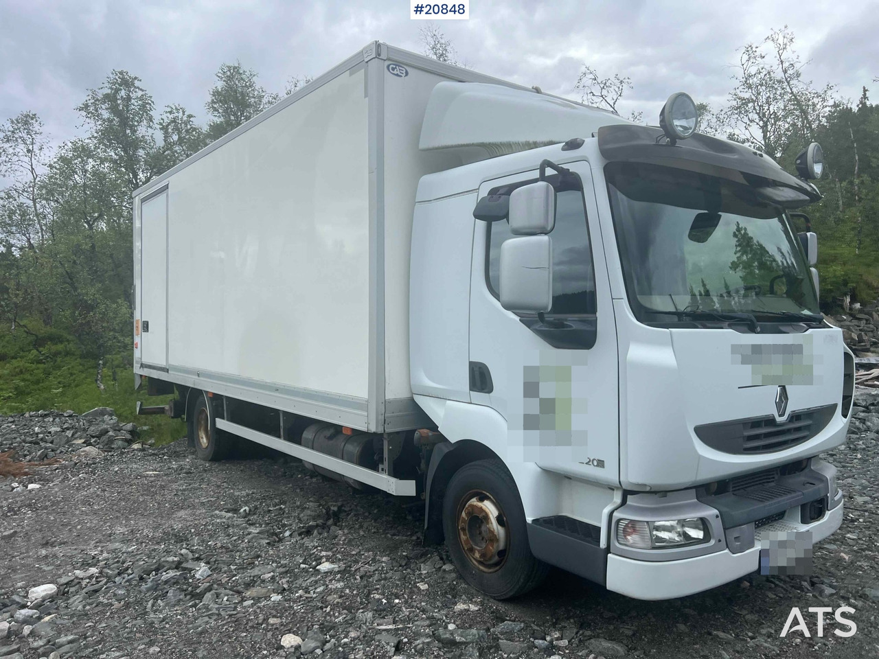 Kravas automašīna ar slēgto virsbūvi Renault midlum: foto 6