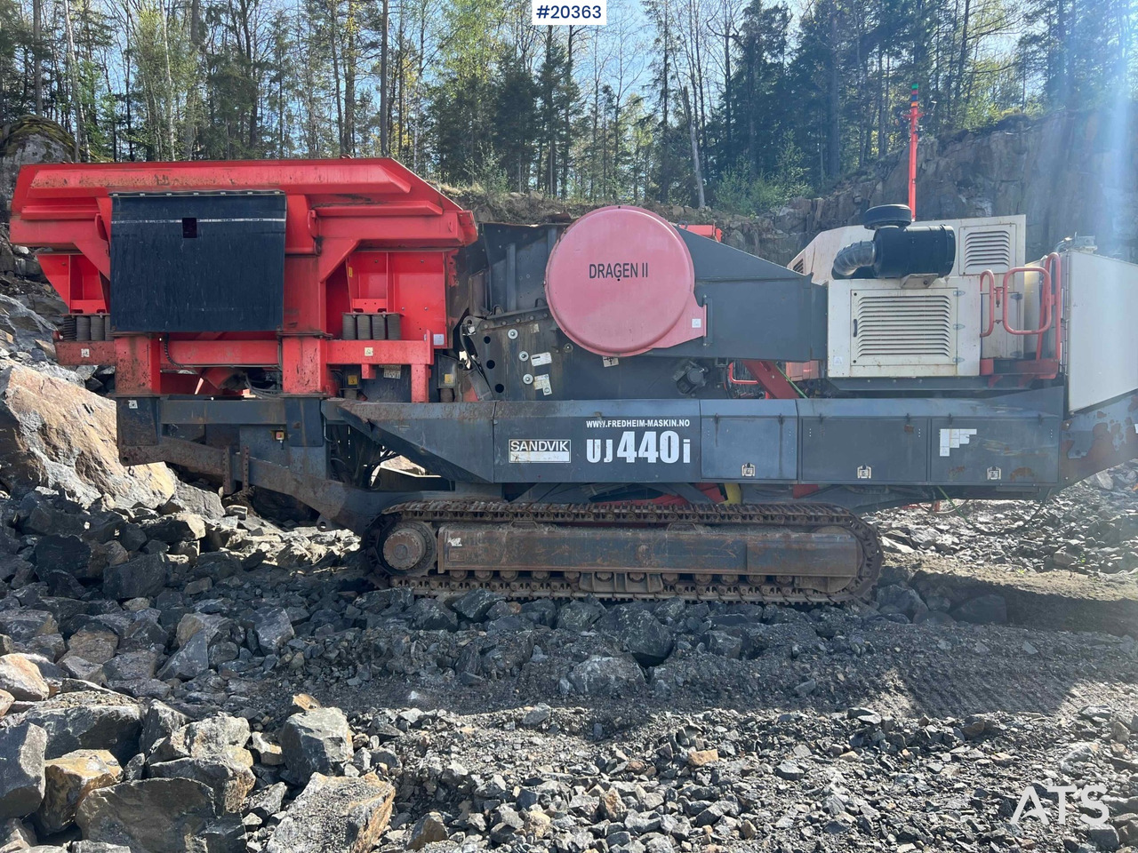 Žokļu drupinātājs Sandvik UJ440I: foto 10 Žokļu drupinātājs Sandvik UJ440I: foto 10