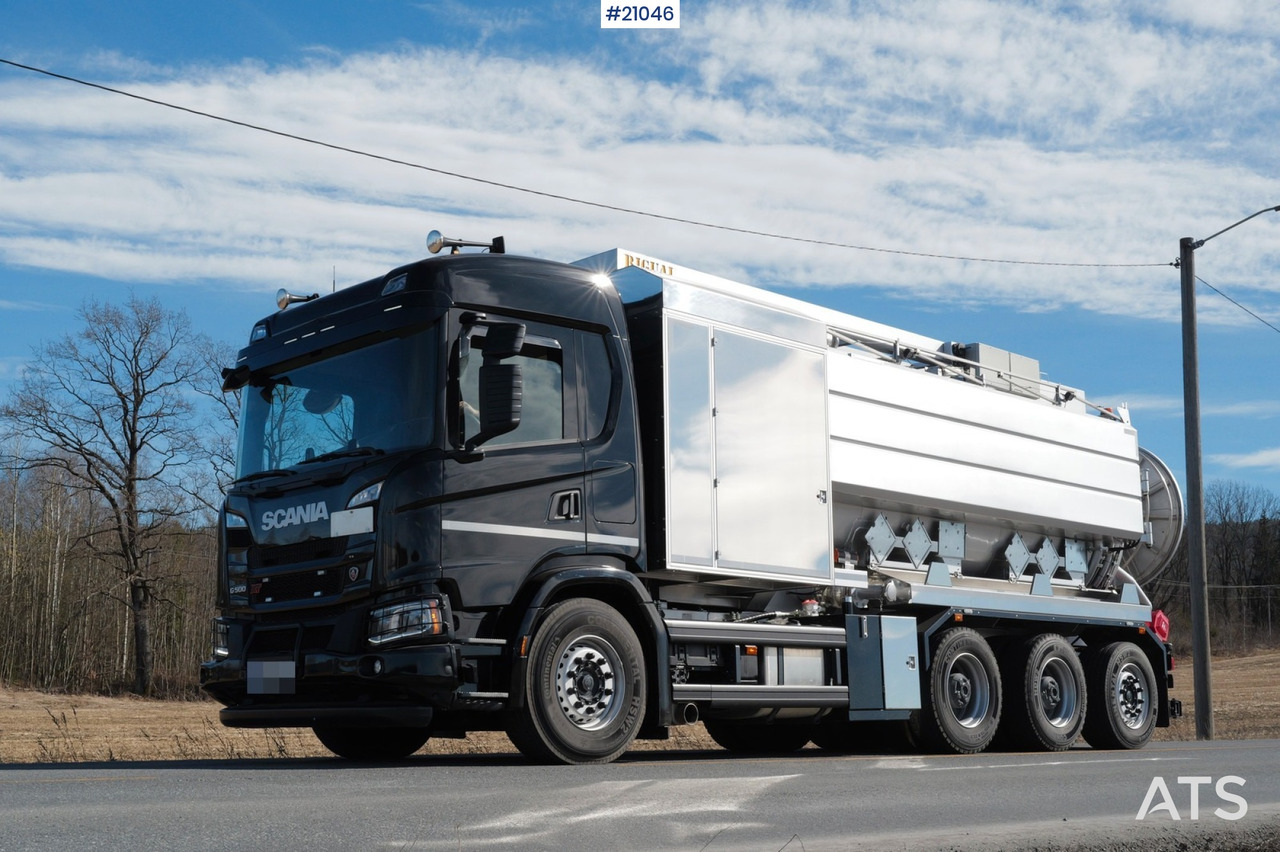 Scania G500 8x4 ADR Suge-Spylebil - Asenizācijas mašīna: foto 1 Scania G500 8x4 ADR Suge-Spylebil - Asenizācijas mašīna: foto 1