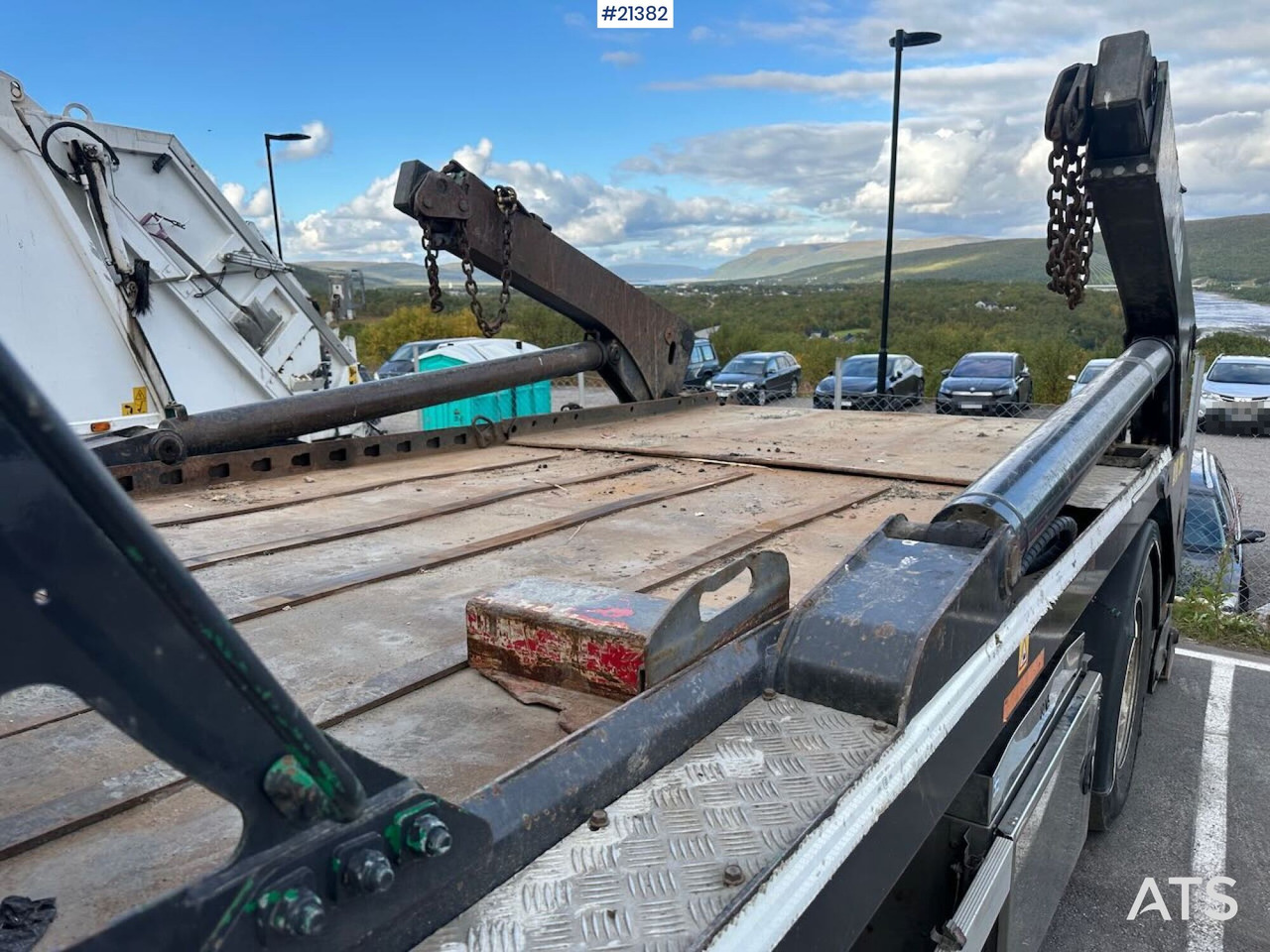 Būvgružu konteineru vedējs Scania P280: foto 31