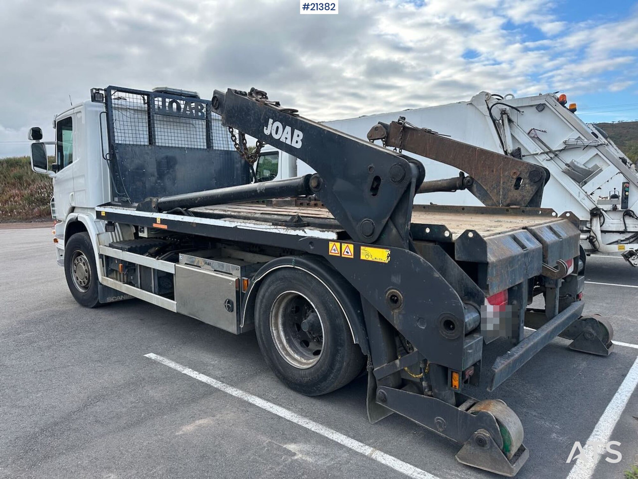 Būvgružu konteineru vedējs Scania P280: foto 6