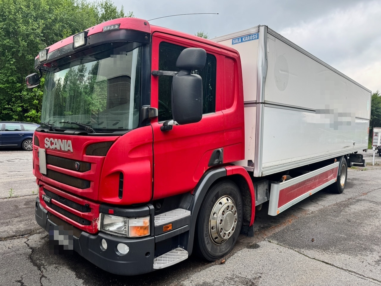 Scania P280 - Kravas automašīna ar slēgto virsbūvi: foto 1 Scania P280 - Kravas automašīna ar slēgto virsbūvi: foto 1