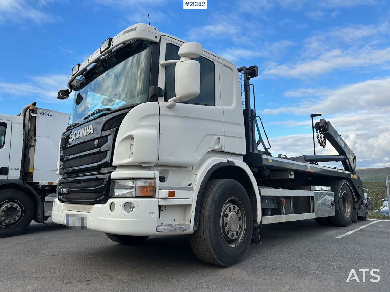 Scania P280 - Būvgružu konteineru vedējs: foto 1 Scania P280 - Būvgružu konteineru vedējs: foto 1