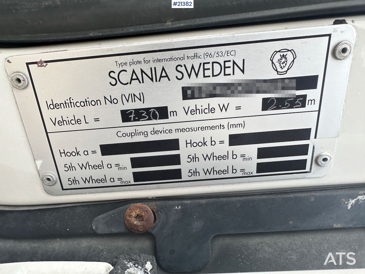 Būvgružu konteineru vedējs Scania P280: foto 27