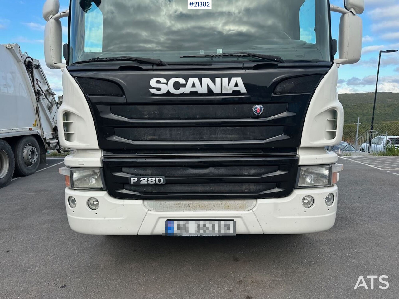 Būvgružu konteineru vedējs Scania P280: foto 8