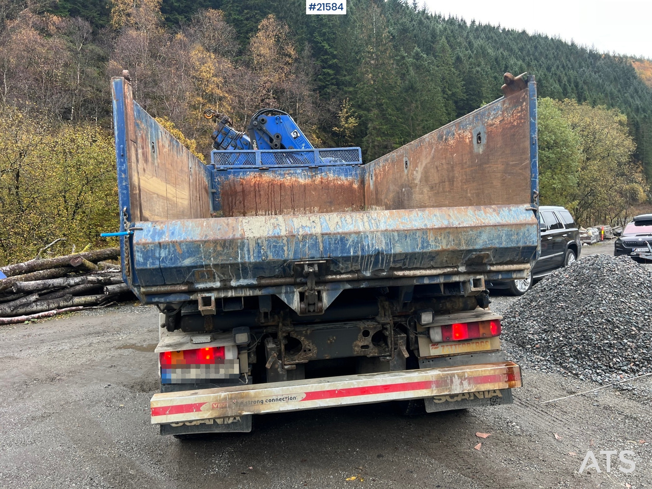 Scania P380 6x2 kranbil m/tipp, m/14t/ og m/Hiab kran līzingu Scania P380 6x2 kranbil m/tipp, m/14t/ og m/Hiab kran: foto 12