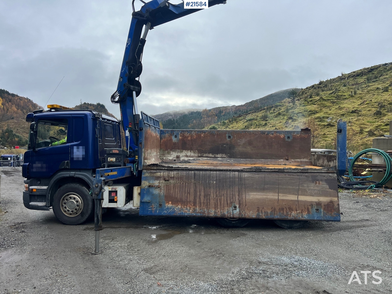 Scania P380 6x2 kranbil m/tipp, m/14t/ og m/Hiab kran - Kravas auto ar manipulatoru: foto 1 Scania P380 6x2 kranbil m/tipp, m/14t/ og m/Hiab kran - Kravas auto ar manipulatoru: foto 1