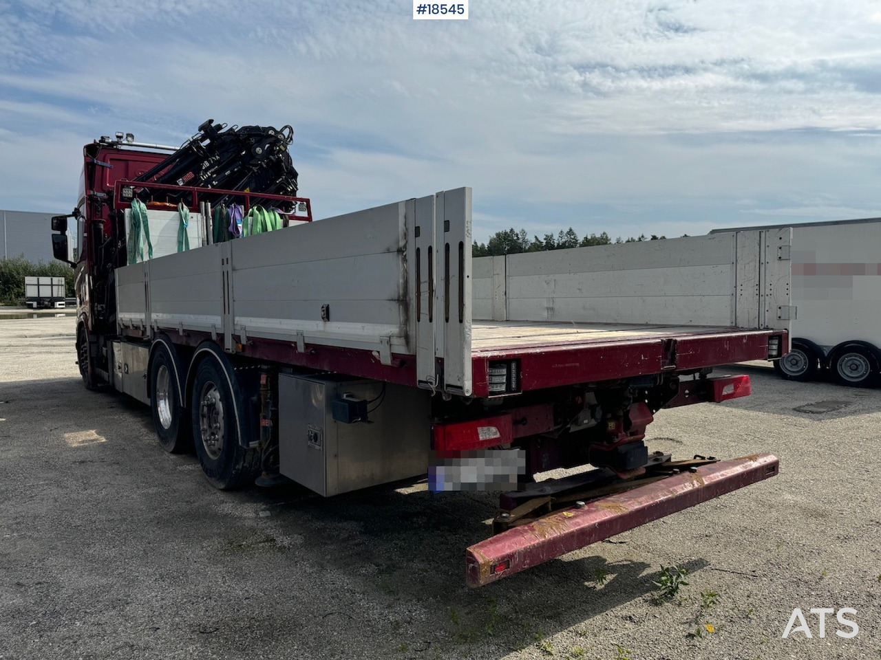 Scania R500 - Bortu kravas automašīna/ Platforma, Kravas auto ar manipulatoru: foto 5 Scania R500 - Bortu kravas automašīna/ Platforma, Kravas auto ar manipulatoru: foto 5