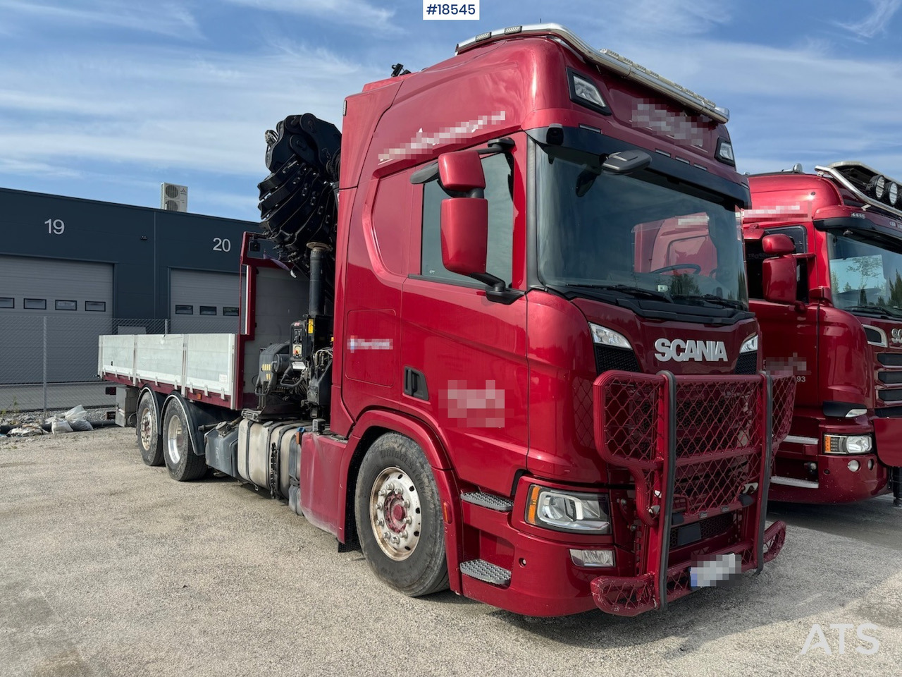 Scania R500 - Bortu kravas automašīna/ Platforma, Kravas auto ar manipulatoru: foto 1 Scania R500 - Bortu kravas automašīna/ Platforma, Kravas auto ar manipulatoru: foto 1