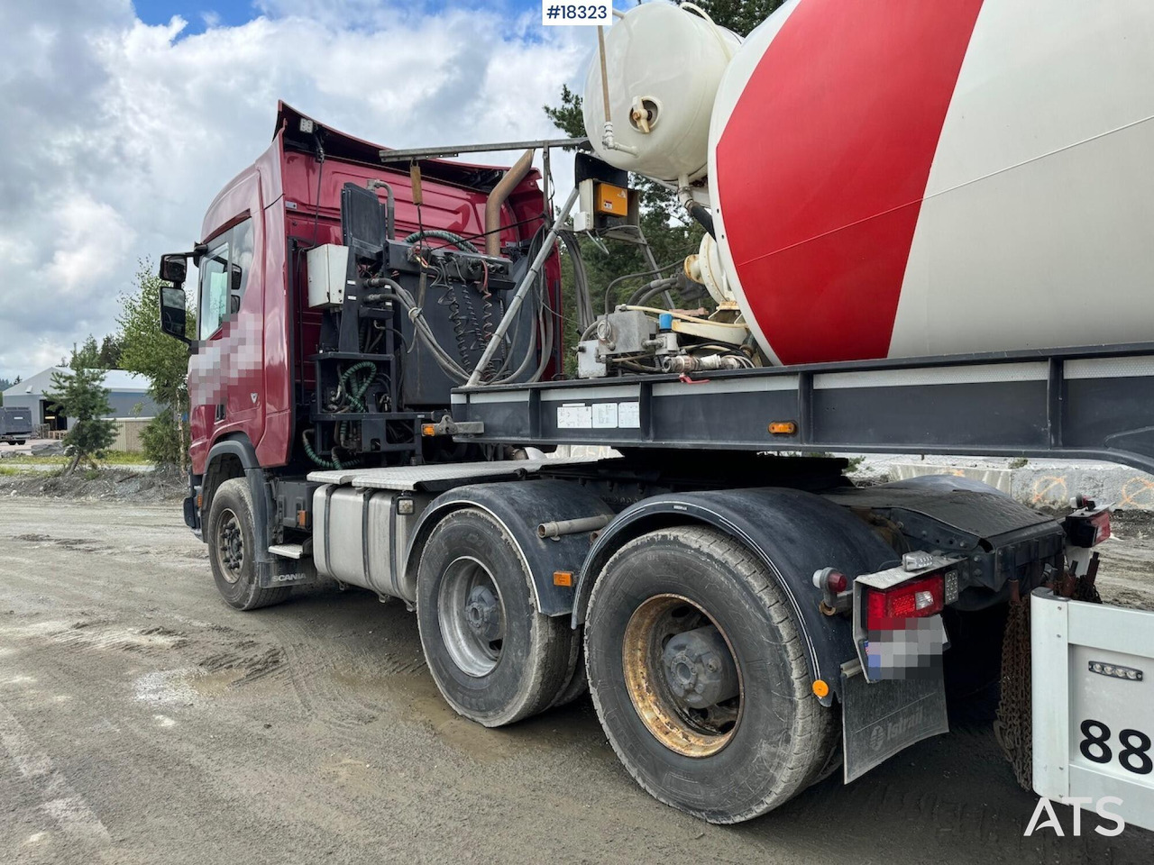Scania R580 - Betonvedējs: foto 4 Scania R580 - Betonvedējs: foto 4