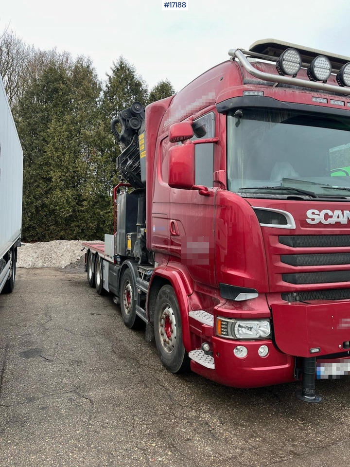 Scania R580 - Bortu kravas automašīna/ Platforma, Kravas auto ar manipulatoru: foto 2 Scania R580 - Bortu kravas automašīna/ Platforma, Kravas auto ar manipulatoru: foto 2