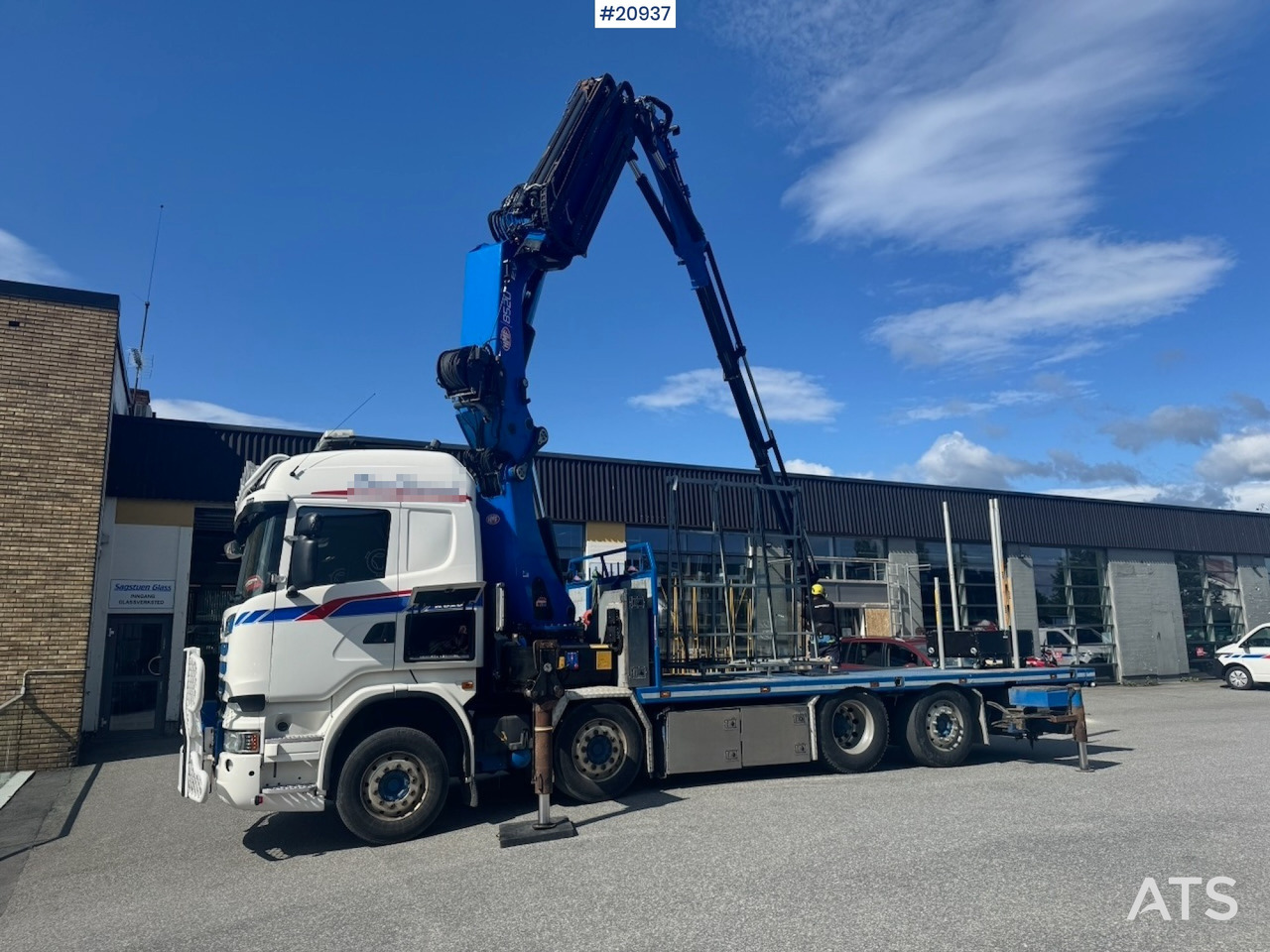 Scania R620 - Bortu kravas automašīna/ Platforma, Kravas auto ar manipulatoru: foto 1 Scania R620 - Bortu kravas automašīna/ Platforma, Kravas auto ar manipulatoru: foto 1