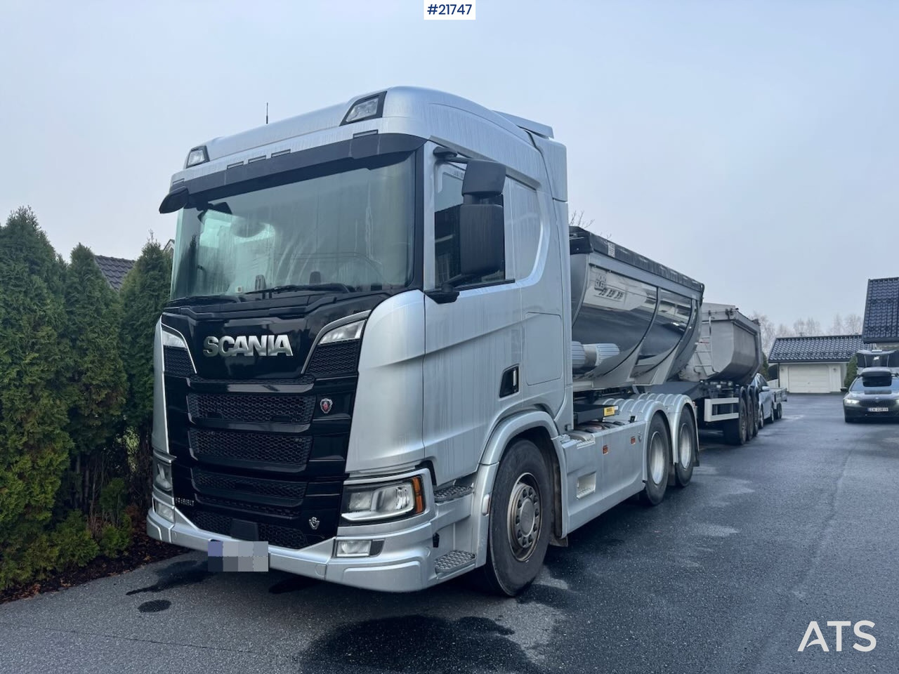 Scania R660 6X4 Asfaltbil m/ Carnehl asfaltkjerre - Kravas automašīna pašizgāzējs: foto 1 Scania R660 6X4 Asfaltbil m/ Carnehl asfaltkjerre - Kravas automašīna pašizgāzējs: foto 1