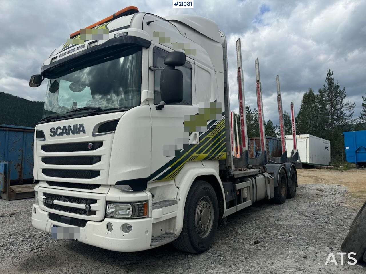 Scania R730 - Kokvedējs: foto 1 Scania R730 - Kokvedējs: foto 1