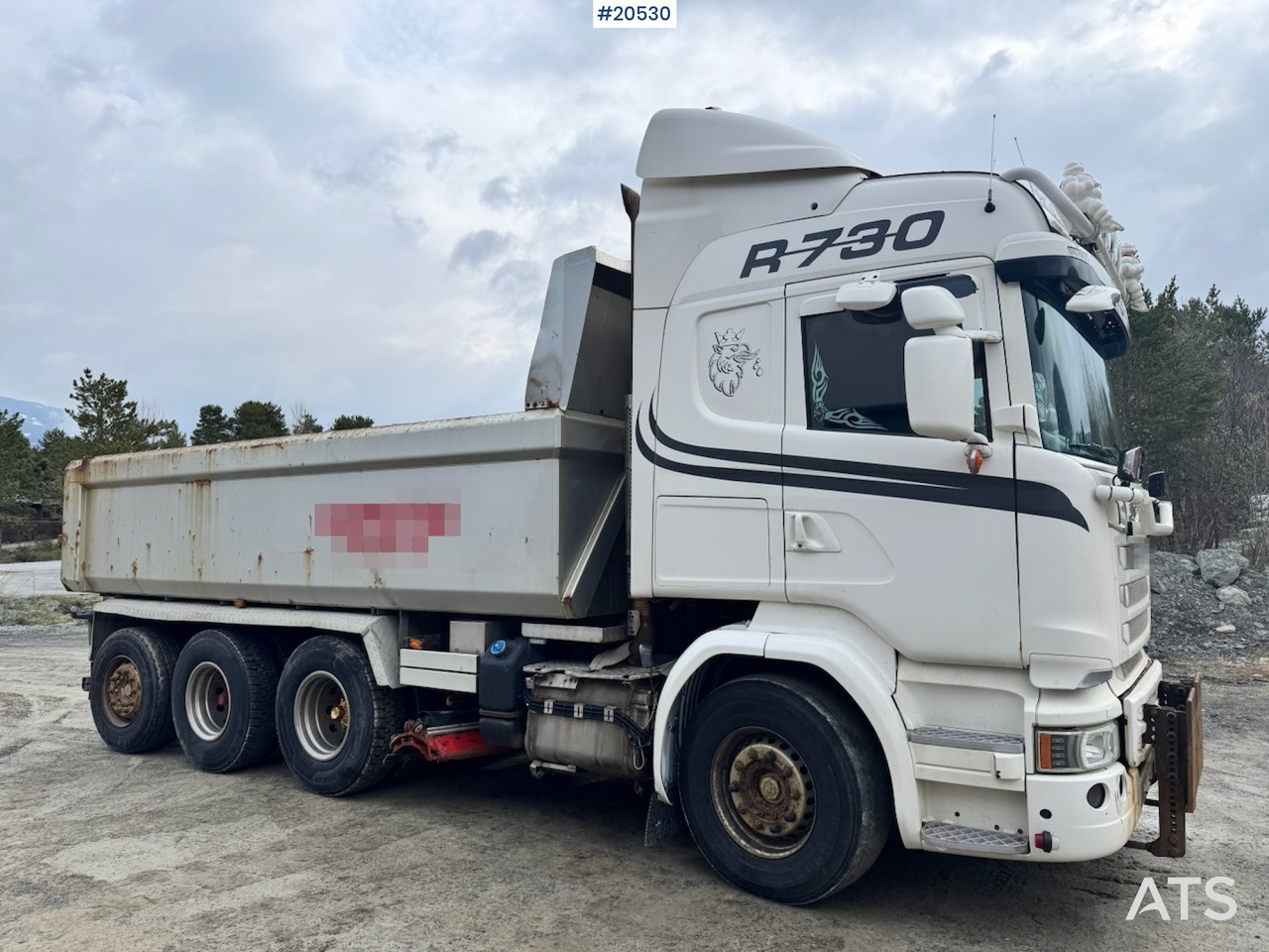 Scania R730 - Kravas automašīna pašizgāzējs: foto 2 Scania R730 - Kravas automašīna pašizgāzējs: foto 2