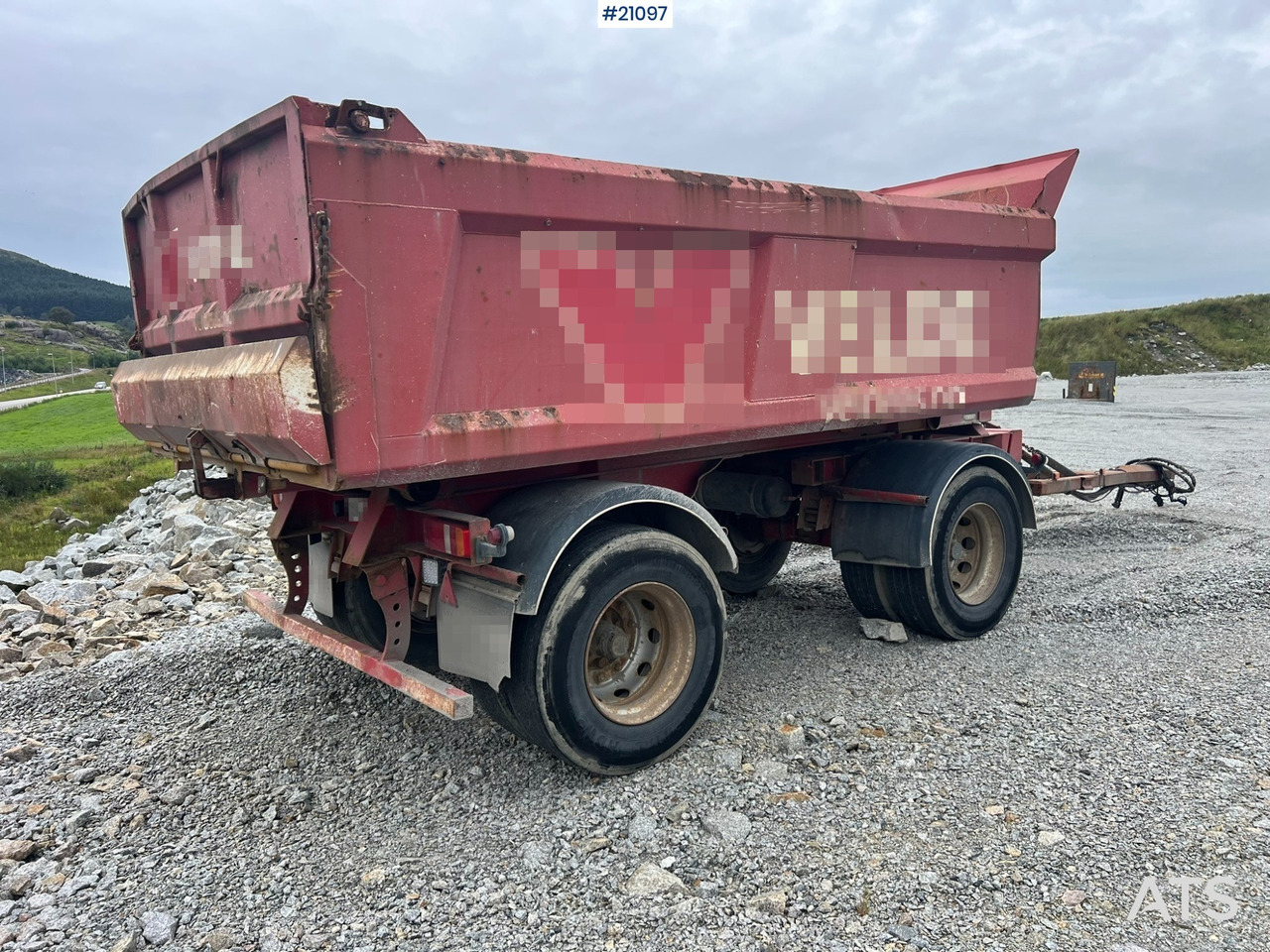 Triolift 2 akslet tipp henger - Piekabe pašizgāzējs: foto 4 Triolift 2 akslet tipp henger - Piekabe pašizgāzējs: foto 4