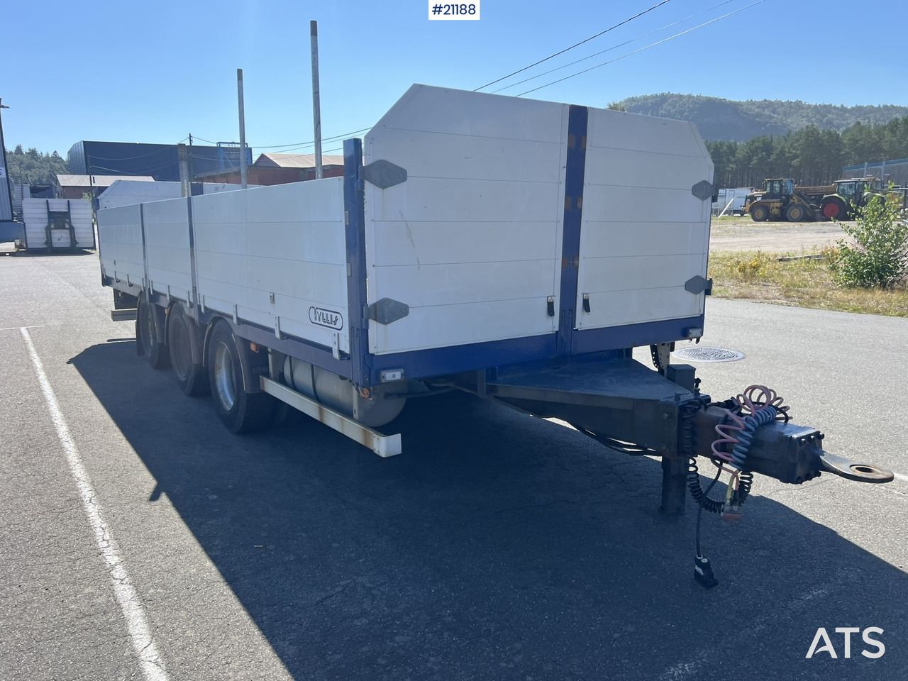 Bortu piekabe/ Platforma Tyllis 3 akslet: foto 12