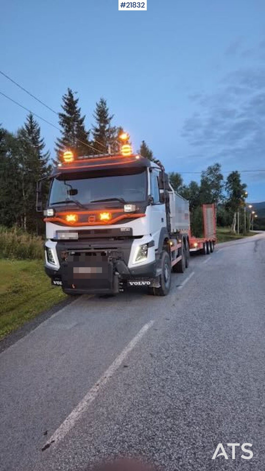 Volvo 2019 Volvo FMX 6x6 brøyterigget tippbil m/ 9,5 t/m kran, 2 sett dekk og lettkasse - Kravas automašīna pašizgāzējs: foto 2 Volvo 2019 Volvo FMX 6x6 brøyterigget tippbil m/ 9,5 t/m kran, 2 sett dekk og lettkasse - Kravas automašīna pašizgāzējs: foto 2