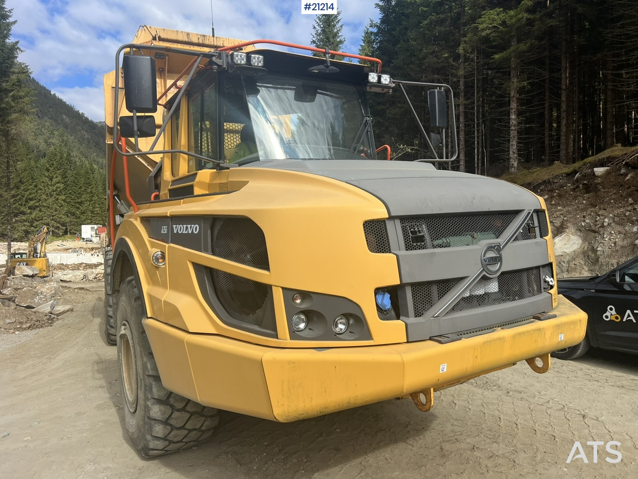 Volvo A25G - Artikulētias pašizgāzējs: foto 4 Volvo A25G - Artikulētias pašizgāzējs: foto 4