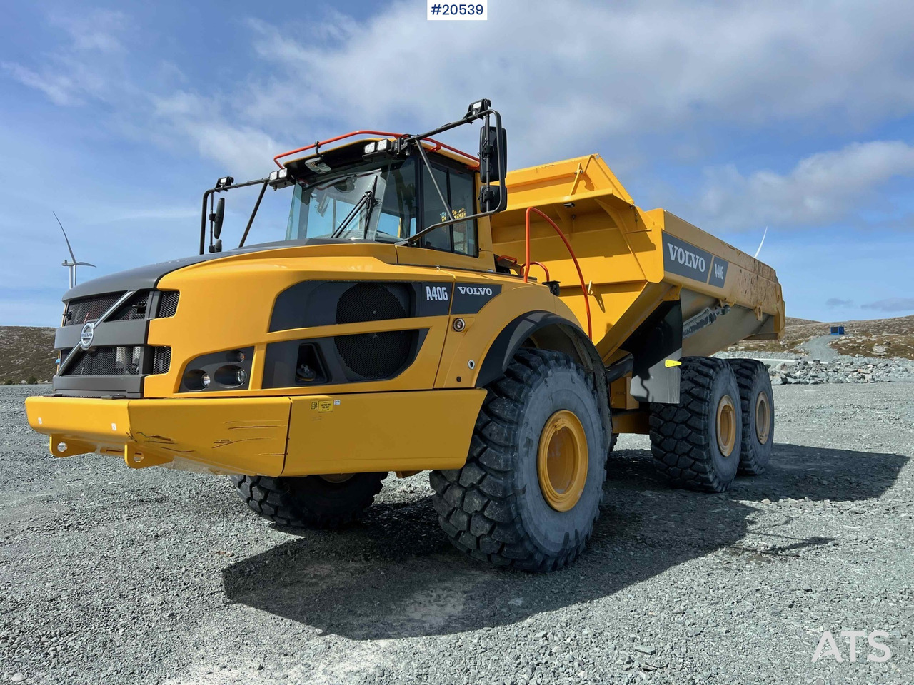 Volvo A40G - Bezceļu pašizgāzējs: foto 1 Volvo A40G - Bezceļu pašizgāzējs: foto 1