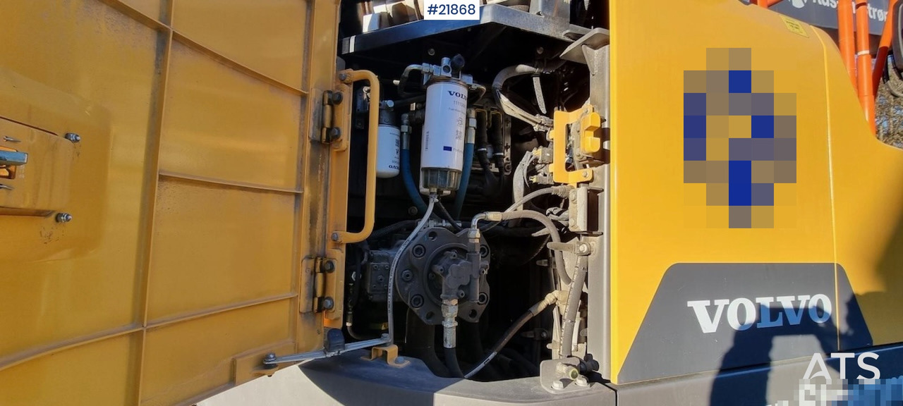 Ekskavators Volvo ECR235 EL gravemaskin m/ graveskuffe, pusseskuffe, rototilt og gps: foto 21