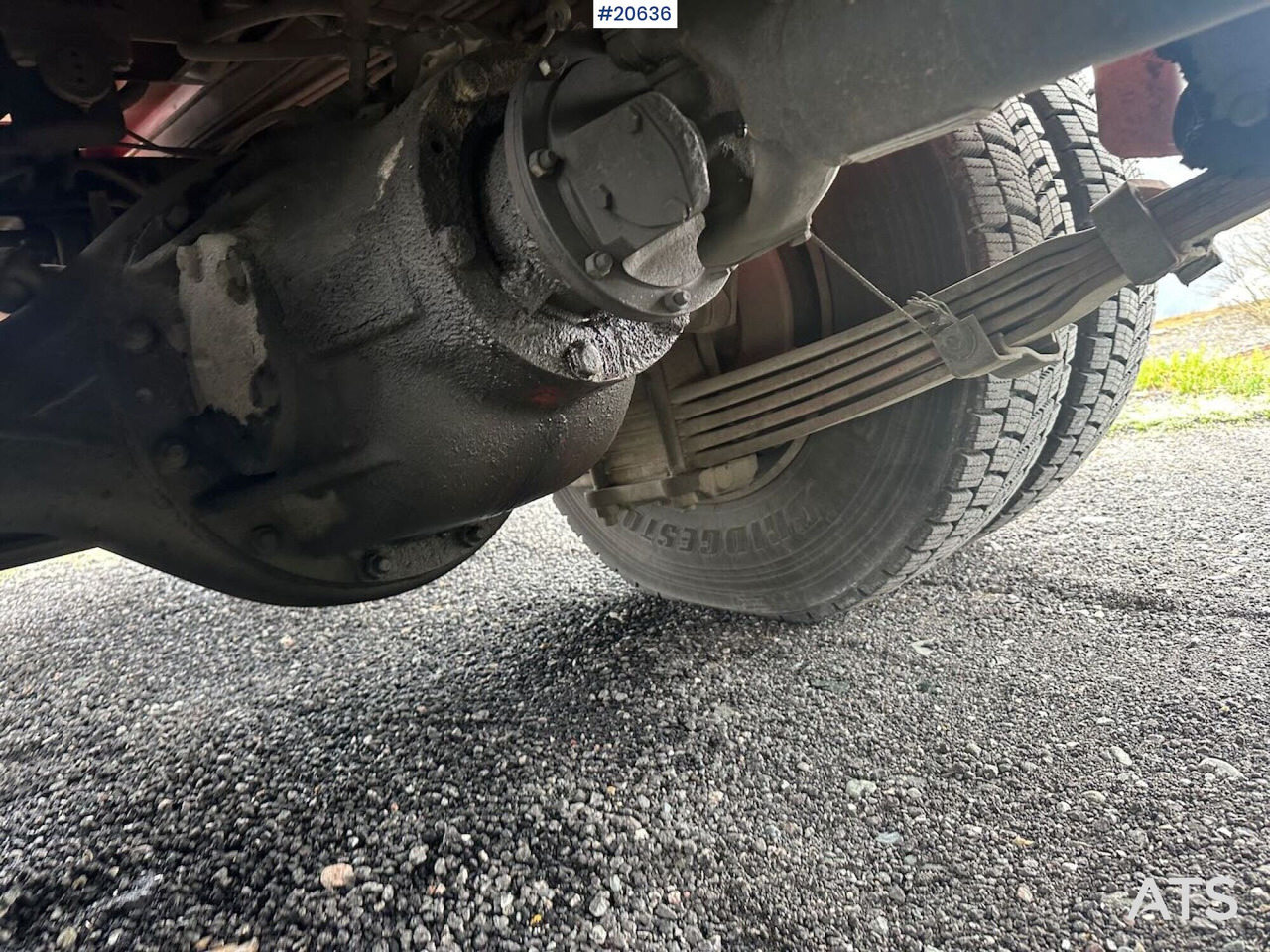 Bortu kravas automašīna/ Platforma, Kravas auto ar manipulatoru Volvo F89 46: foto 21