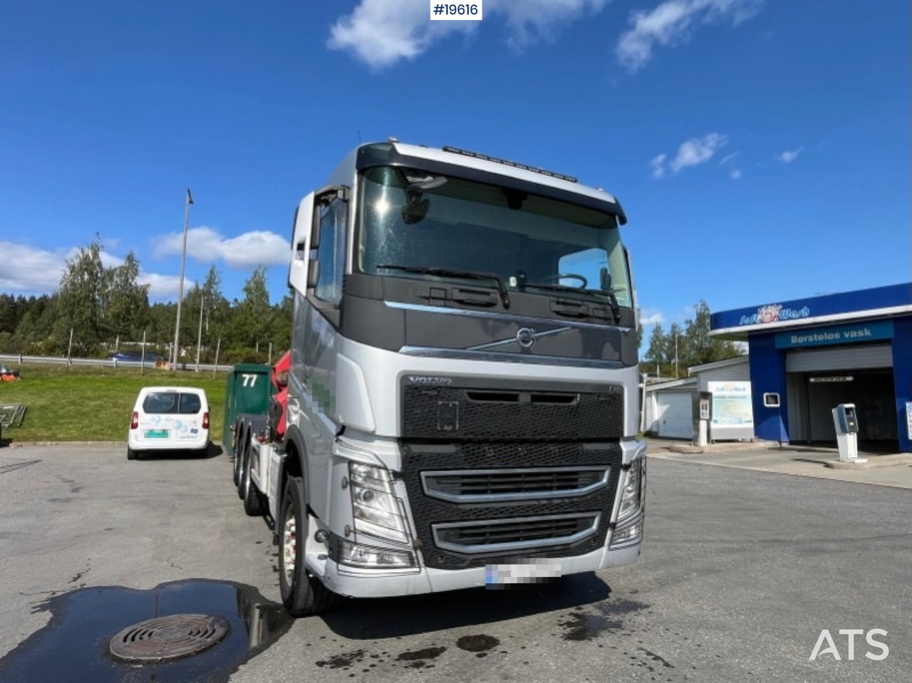 Pacēlājs ar āķi, Kravas auto ar manipulatoru Volvo FH420: foto 11