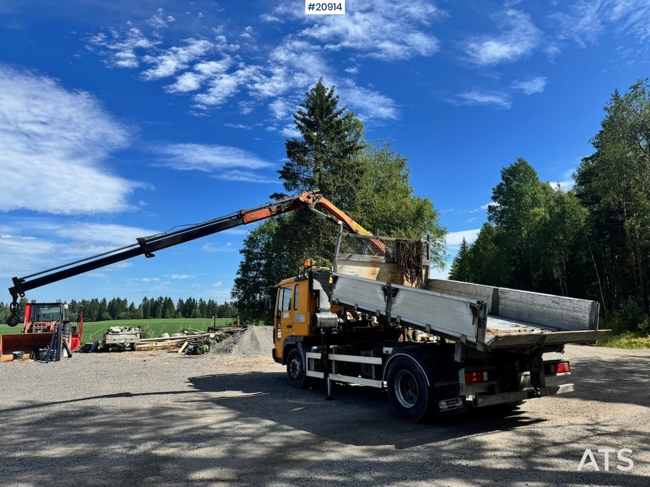Volvo FL6 - Kravas automašīna pašizgāzējs, Kravas auto ar manipulatoru: foto 5 Volvo FL6 - Kravas automašīna pašizgāzējs, Kravas auto ar manipulatoru: foto 5