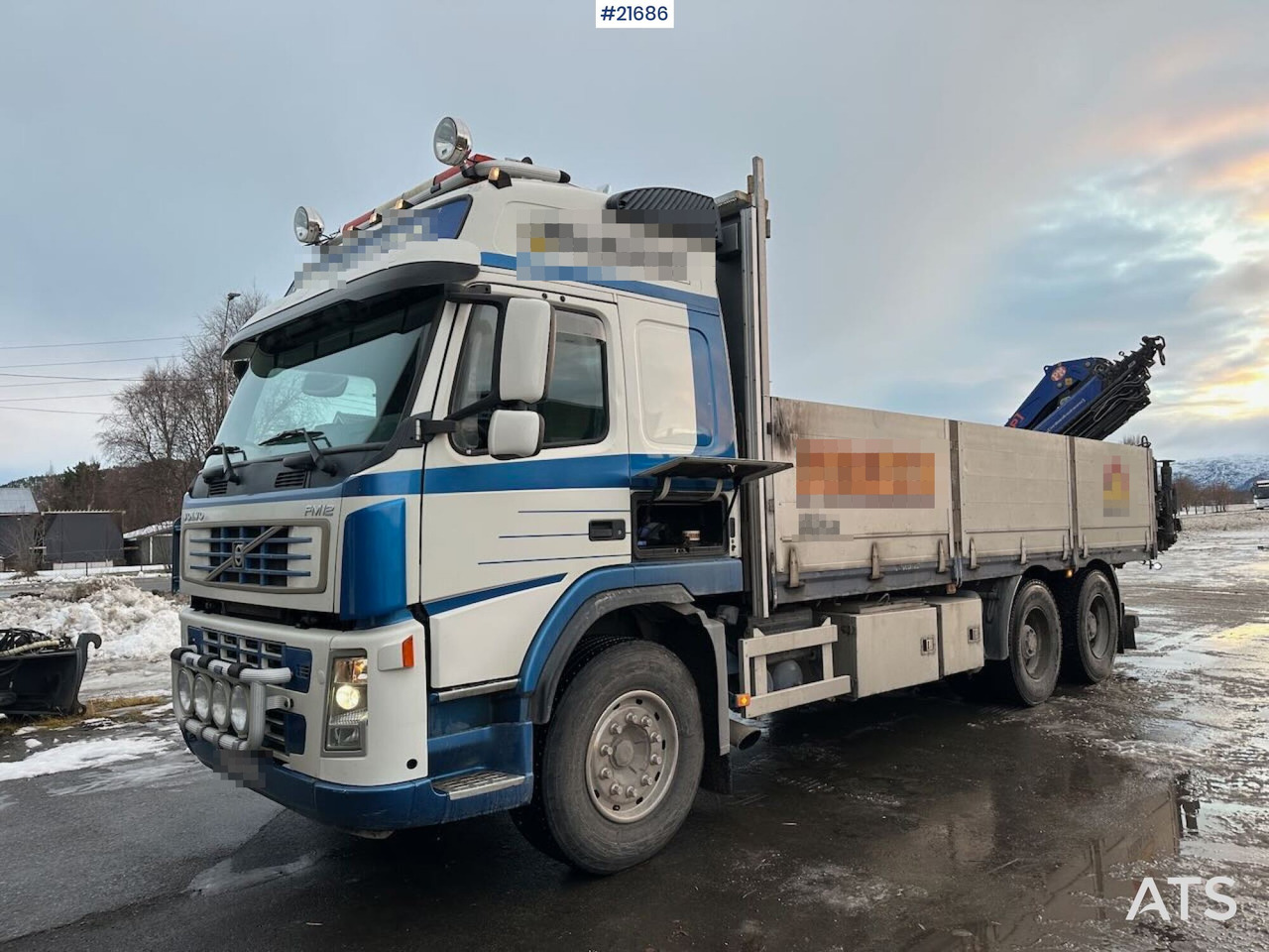 Volvo FM12 Globetrotter 6x4 kranbil m/ bak montert 18 t/m kran og vinsj. SE VIDEO - Kravas auto ar manipulatoru: foto 2 Volvo FM12 Globetrotter 6x4 kranbil m/ bak montert 18 t/m kran og vinsj. SE VIDEO - Kravas auto ar manipulatoru: foto 2