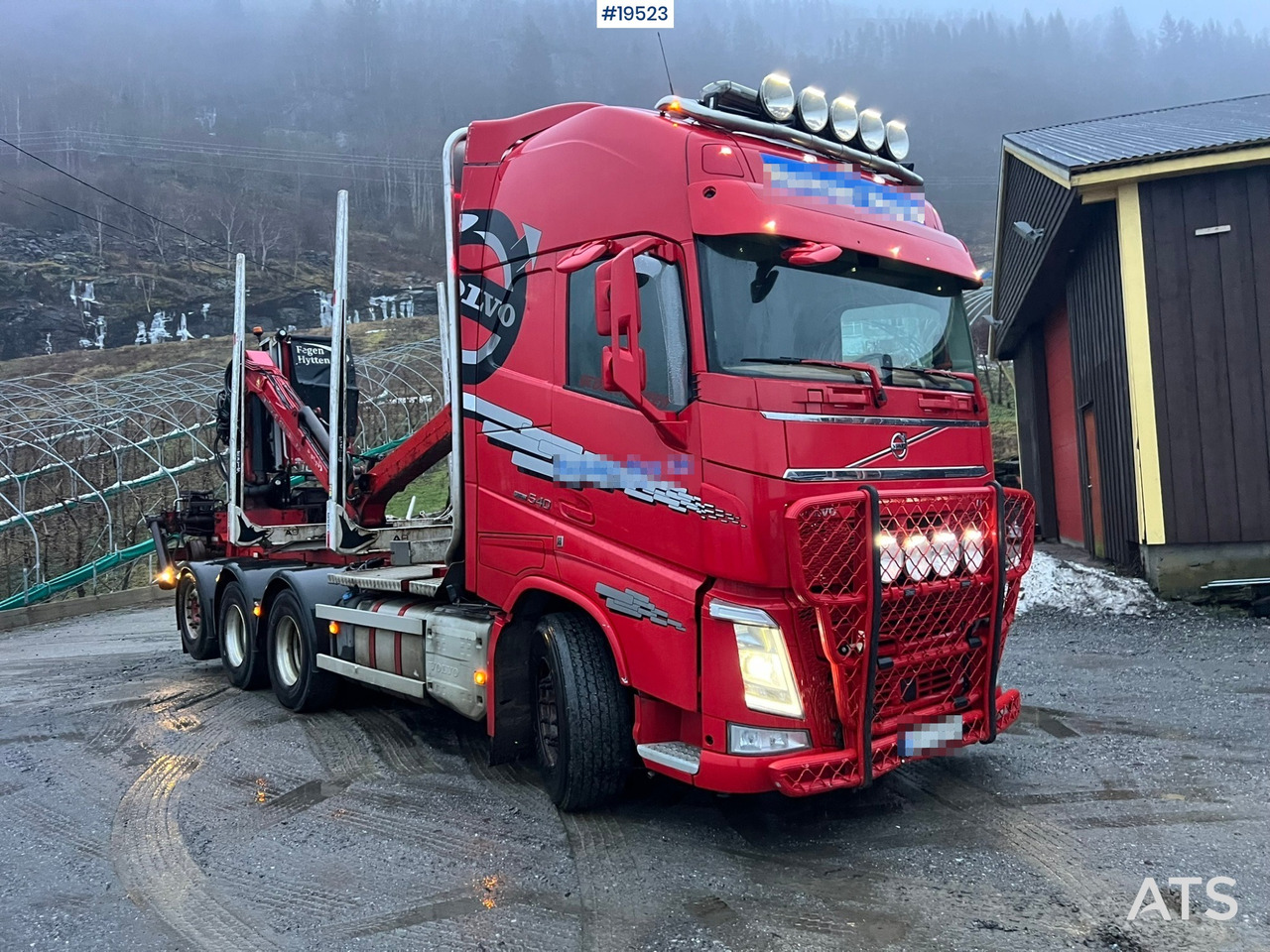 Volvo Fh540 8x4 Tømmerbil m/ 2016 M110L80 Palfinger krane og tømmerklype - Kokvedējs: foto 5 Volvo Fh540 8x4 Tømmerbil m/ 2016 M110L80 Palfinger krane og tømmerklype - Kokvedējs: foto 5