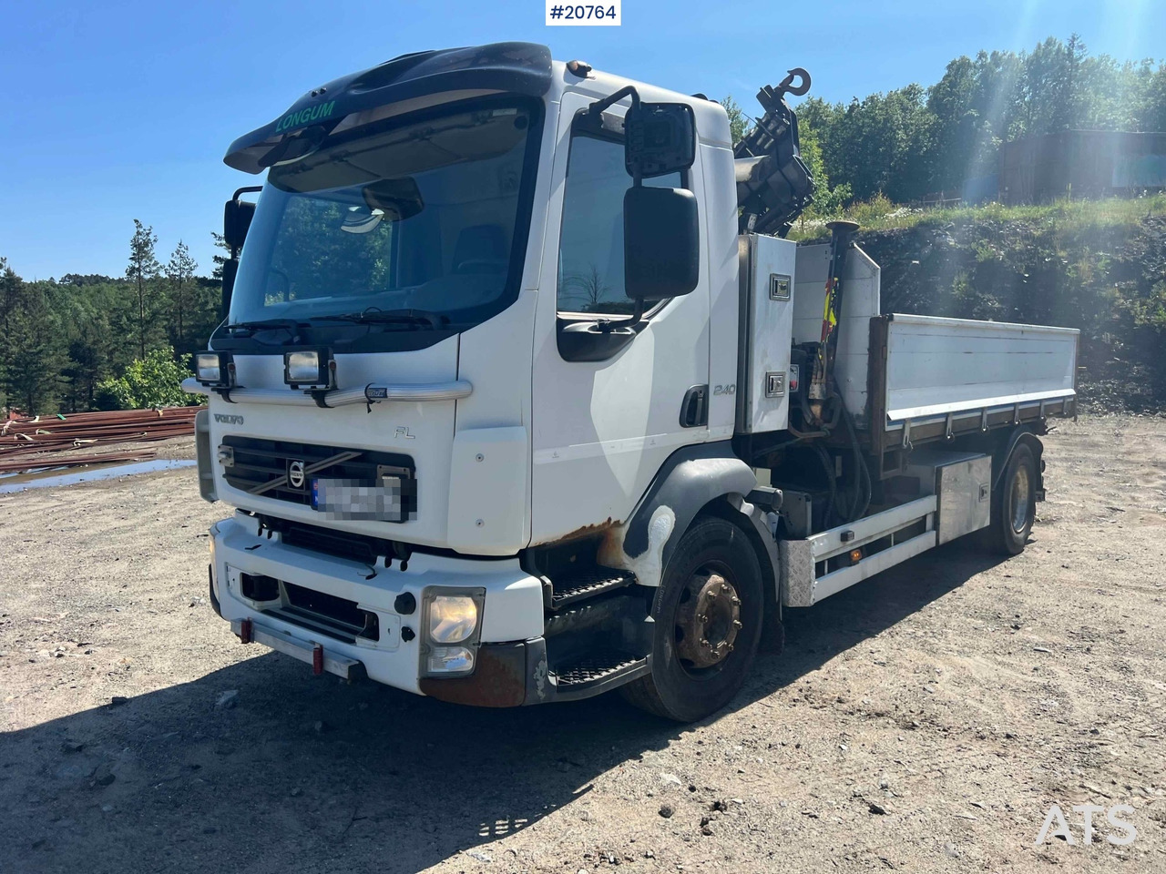 Volvo Fl-240 - Bortu kravas automašīna/ Platforma, Kravas auto ar manipulatoru: foto 2 Volvo Fl-240 - Bortu kravas automašīna/ Platforma, Kravas auto ar manipulatoru: foto 2