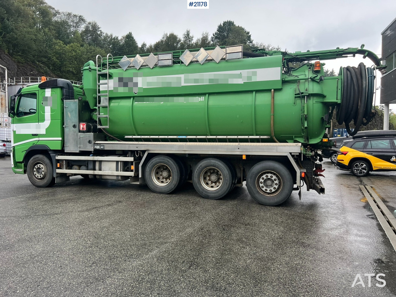 Volvo fh500 8x4 Slamsuger m/ 2010 Inter consult påbygg - Asenizācijas mašīna: foto 4 Volvo fh500 8x4 Slamsuger m/ 2010 Inter consult påbygg - Asenizācijas mašīna: foto 4