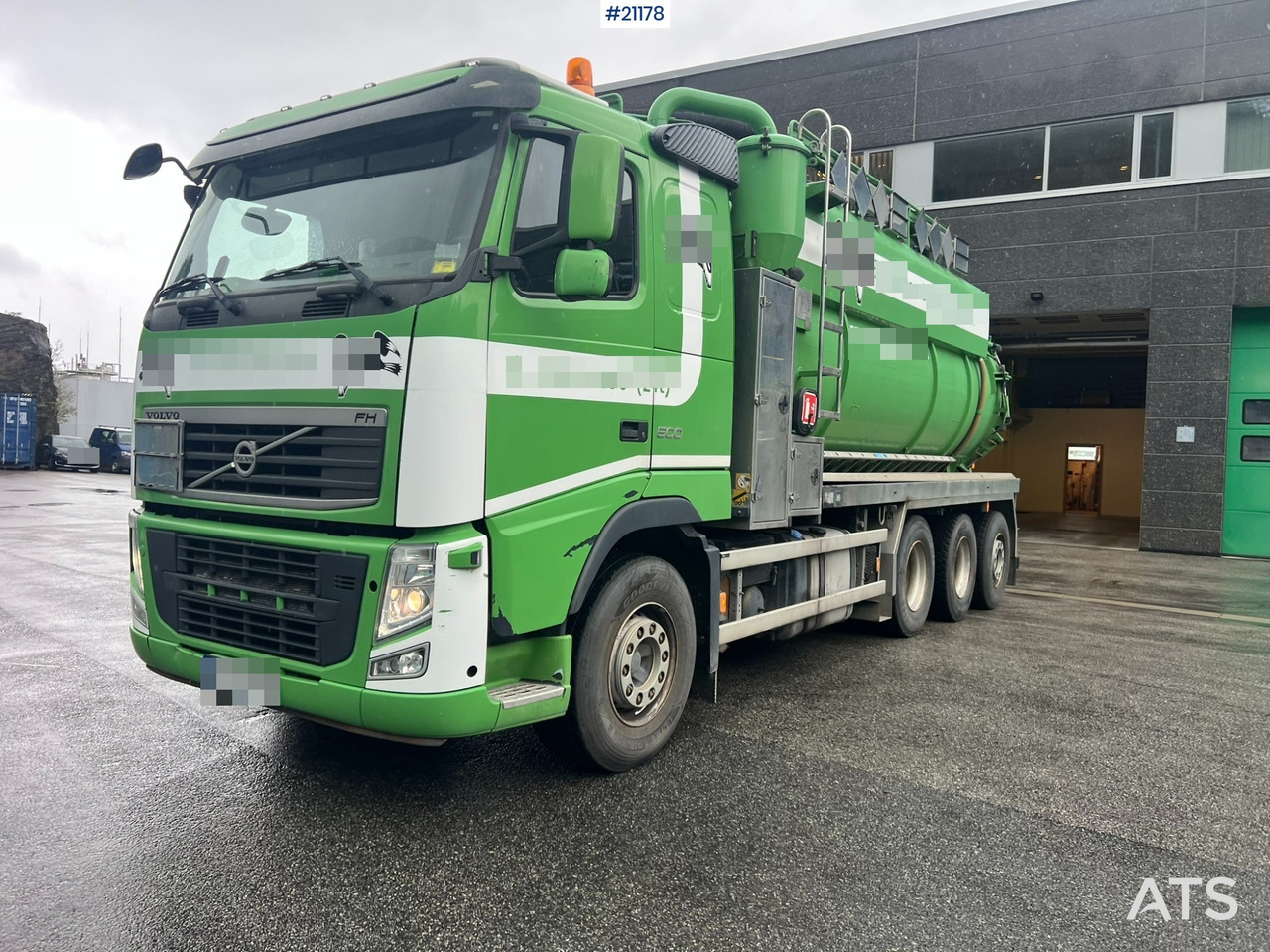 Volvo fh500 8x4 Slamsuger m/ 2010 Inter consult påbygg - Asenizācijas mašīna: foto 1 Volvo fh500 8x4 Slamsuger m/ 2010 Inter consult påbygg - Asenizācijas mašīna: foto 1