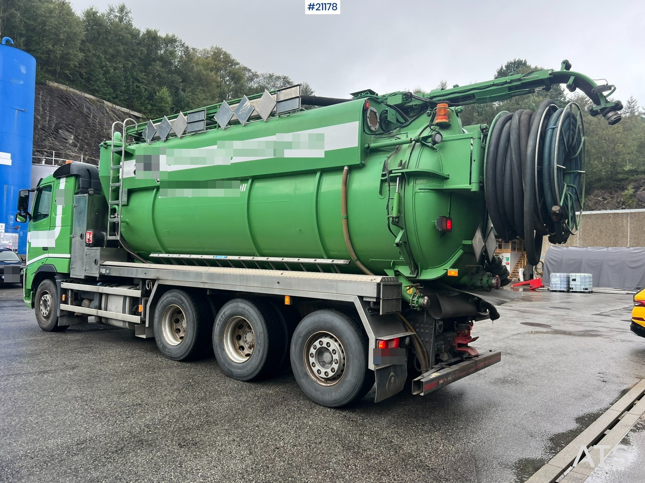 Volvo fh500 8x4 Slamsuger m/ 2010 Inter consult påbygg - Asenizācijas mašīna: foto 3 Volvo fh500 8x4 Slamsuger m/ 2010 Inter consult påbygg - Asenizācijas mašīna: foto 3