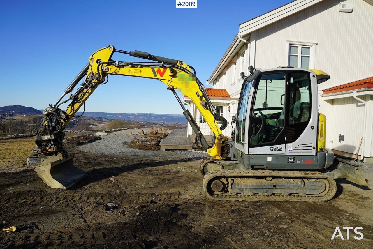 Wacker Neuson E65 - Ekskavators: foto 1 Wacker Neuson E65 - Ekskavators: foto 1