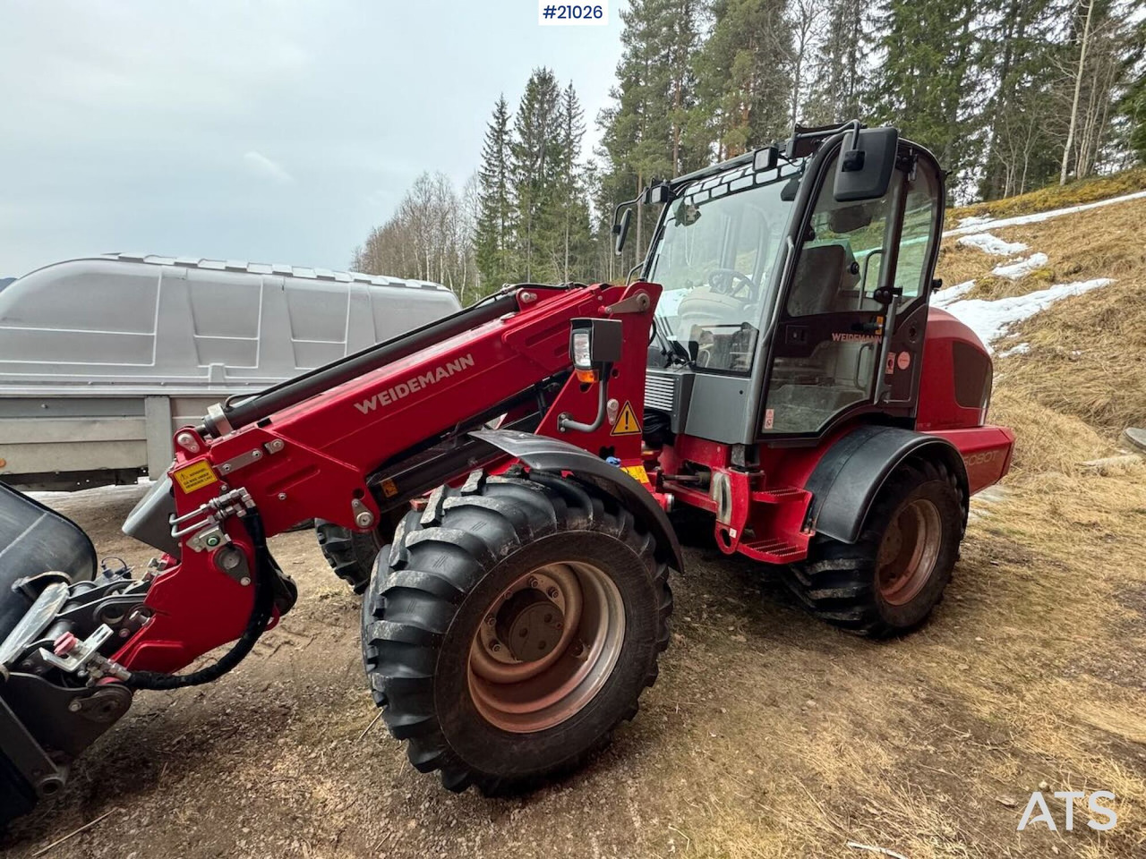 Weidemann 5080T - Teleskopiskais riteņu iekrāvējs: foto 3 Weidemann 5080T - Teleskopiskais riteņu iekrāvējs: foto 3