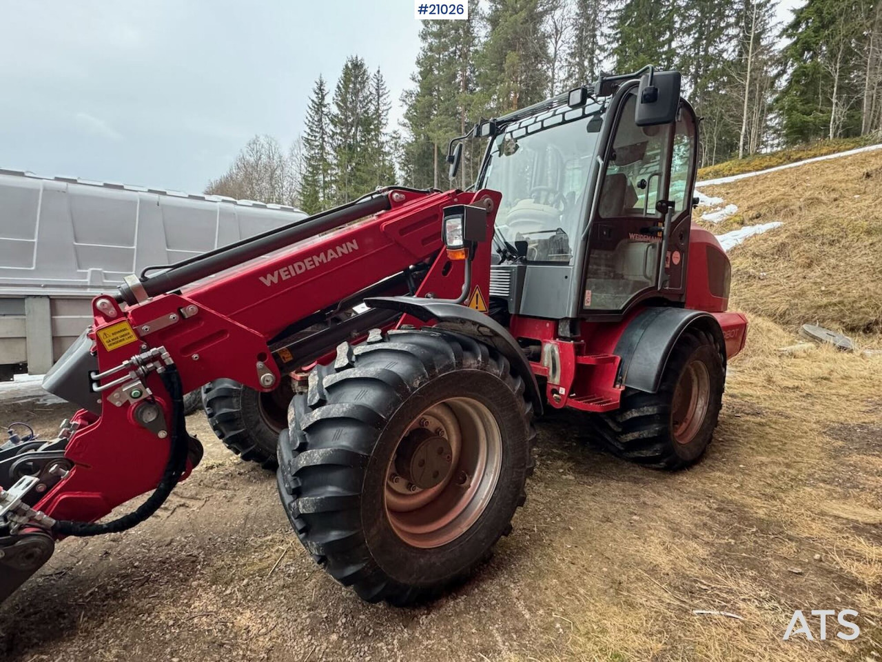 Weidemann 5080T - Teleskopiskais riteņu iekrāvējs: foto 2 Weidemann 5080T - Teleskopiskais riteņu iekrāvējs: foto 2