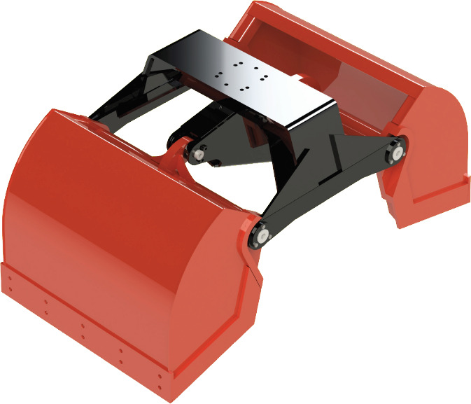 Clamshell bucket with high capacity BV-S 500 - Greifera kauss - Celtnis-manipulators: foto 1 Clamshell bucket with high capacity BV-S 500 - Greifera kauss - Celtnis-manipulators: foto 1