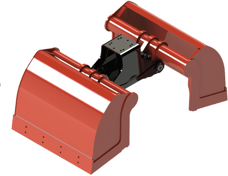 Clamshell bucket with sidewalls BV-L 125 - Greifera kauss - Celtnis-manipulators: foto 1 Clamshell bucket with sidewalls BV-L 125 - Greifera kauss - Celtnis-manipulators: foto 1
