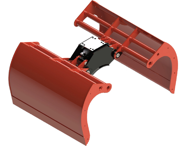 Clamshell bucket withouth side-walls BV-MR 205 - Greifera kauss - Celtnis-manipulators: foto 1 Clamshell bucket withouth side-walls BV-MR 205 - Greifera kauss - Celtnis-manipulators: foto 1