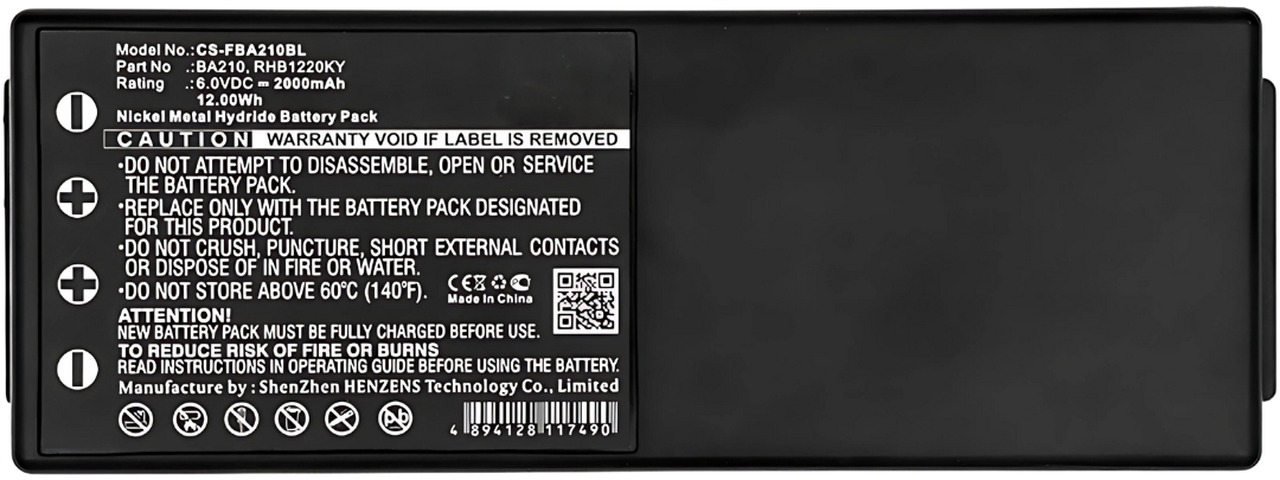 Compatible battery HBC BA210, RHB1220KY - Akumulators - Celtnis-manipulators: foto 3 Compatible battery HBC BA210, RHB1220KY - Akumulators - Celtnis-manipulators: foto 3