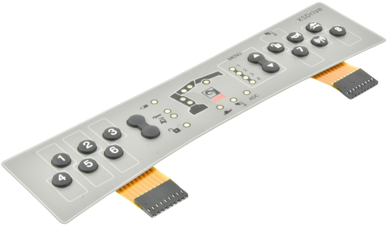 Membrane board for radio remote control Hiab XS Drive - Elektrosistēma - Celtnis-manipulators: foto 2 Membrane board for radio remote control Hiab XS Drive - Elektrosistēma - Celtnis-manipulators: foto 2